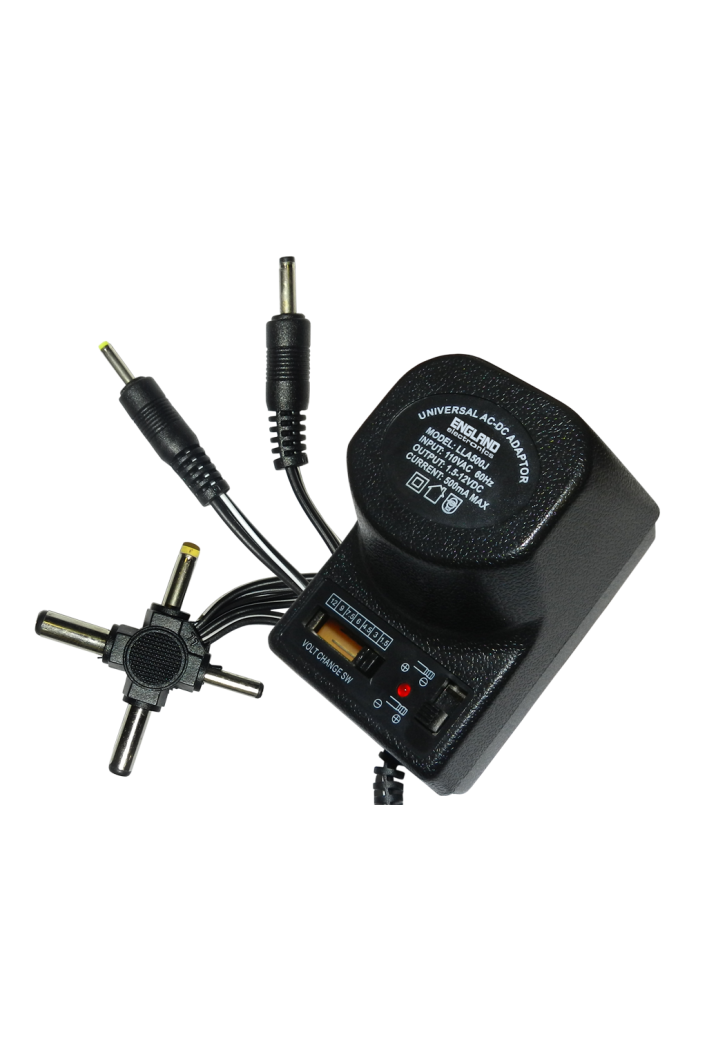 ADAPTADOR ENGLAND SOUND  500MA 1.5 A 12 V