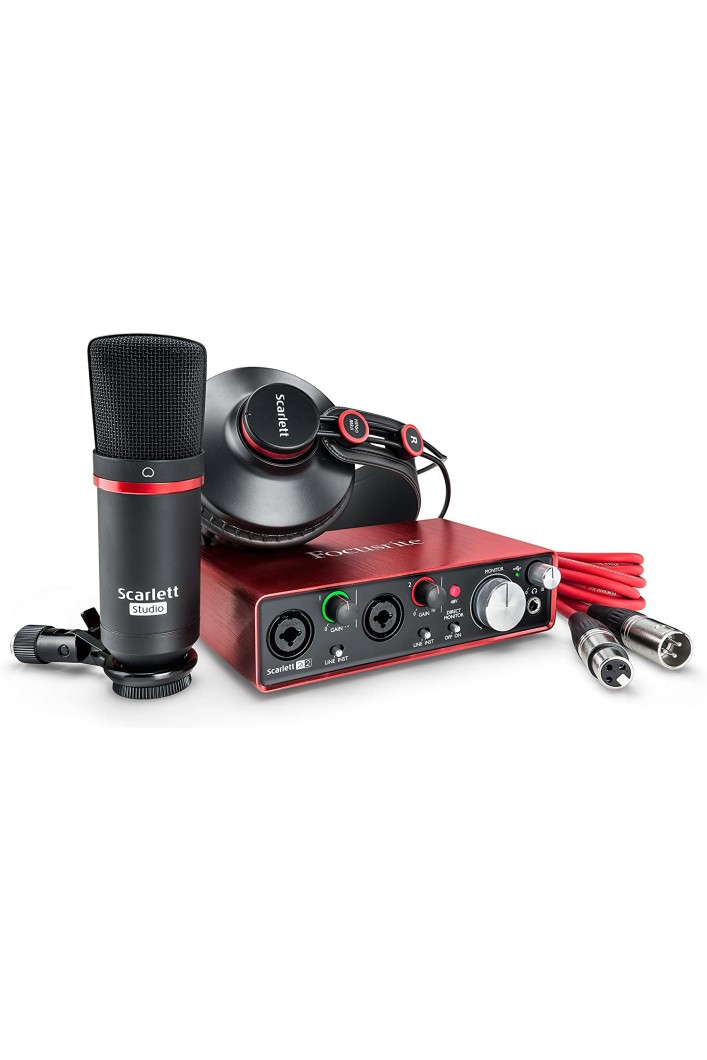 INTERFAZ FOCUSRITE 2i2 STUDIO COMBO