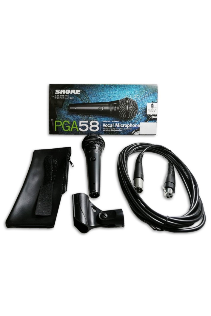 MICROFONO SHURE PGA-58 DINAMICO CARDIOIDE