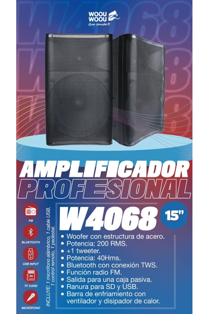 CAJA AMPLIFICADA WOOU WOOU...